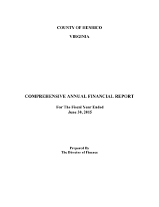 comprehensive annual financial report