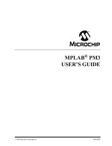 mplab pm3 user's guide