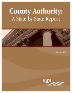 A State by State Report - National Association of Counties