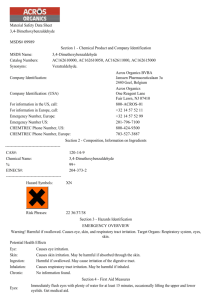 Material Safety Data Sheet 3,4-Dimethoxybenzaldehyde MSDS