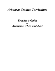 Teacher's Guide - Arkansas Stories