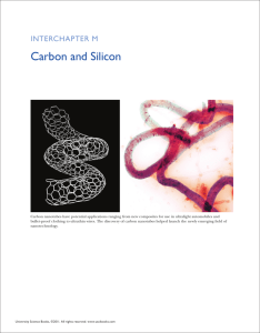 carbon and Silicon - McQuarrie General Chemistry