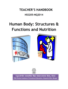 Human Body: Structures & Functions and Nutrition