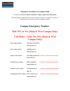 Forsyth Tech Emergency Procedures Guide