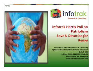 View / Infotrak Harris Poll on Patriotism Love & Devotion