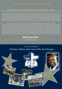 Emmitt Smith Christian Athlete and Coach of the Year Banquet