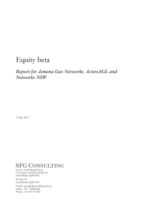 Equity beta - Australian Energy Regulator