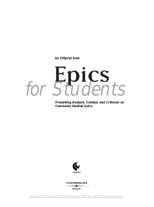 Epics for Students - Temple of Our Heathen Gods