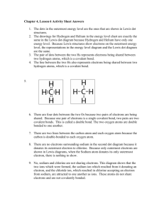 Chapter 4, Lesson 6 Activity Sheet Answers 1. The dots in the