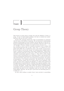 Group Theory