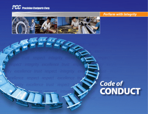 PCC Code of Conduct - Precision Castparts Corp.