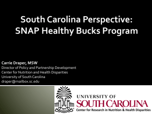 SNAP Healthy Bucks Program