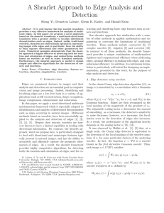 A Shearlet Approach to Edge Analysis and Detection