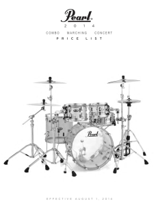 2014 Price List - Pearl Corporation