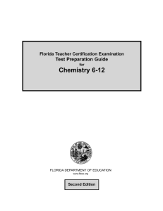 Chemistry Test Prep - Broward County Public Schools