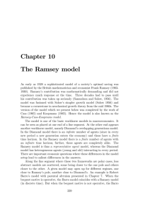 Chapter 10 The Ramsey model