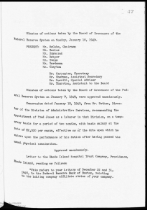 Meeting Minutes, January 10, 1949, Volume 36, Part 1