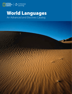 World Languages - National Geographic Learning