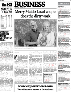 Merry Maids: Local couple does the dirty work
