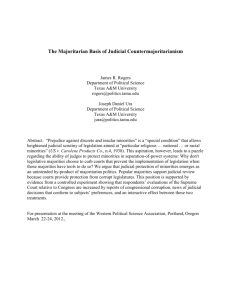 The Majoritarian Basis of Judicial Countermajoritarianism