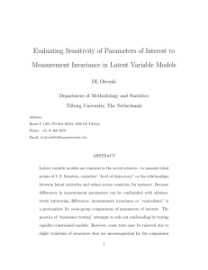 Evaluating Sensitivity of Parameters of Interest to Measurement