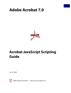Acrobat JavaScript Scripting Guide