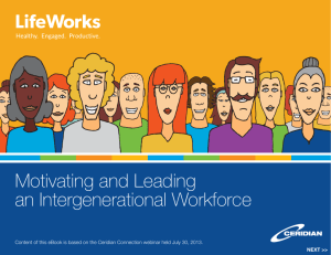 Motivating and Leading an Intergenerational Workforce