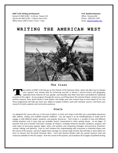 Writing the American West