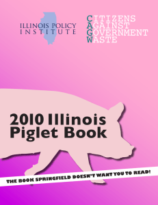 2010 Illinois Piglet Book - Citizens Against Government Waste