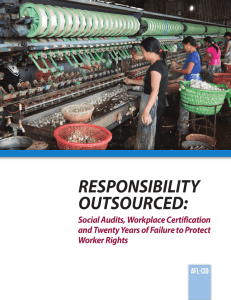 Responsibility outsouRced - AFL-CIO
