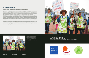 Domestic Workers' Movements and Global