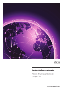 Content delivery networks: Market dynamics and growth perspectives