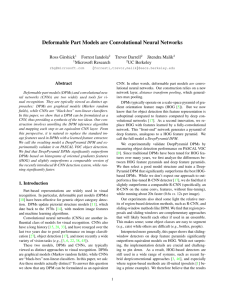 Deformable Part Models are Convolutional Neural Networks