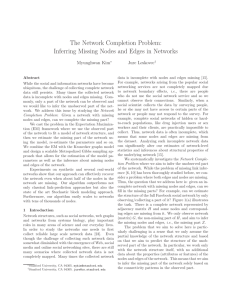 The Network Completion Problem: Inferring Missing Nodes and