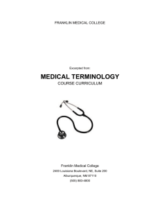 medical terminology - Write On Communications