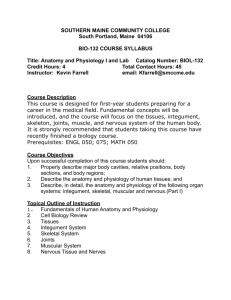 SMCC Anatomy and Physiology I SUMMER2014