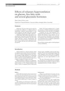 2001 01 Effects of voluntary hyperventilation on glucose, free fatty