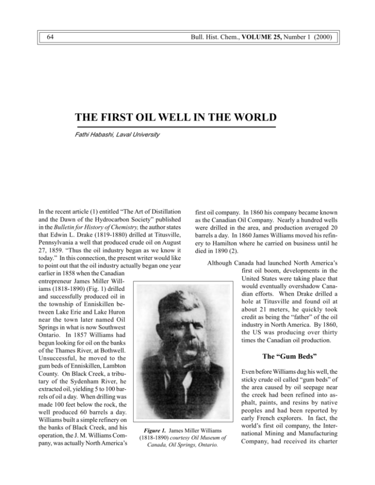 the-first-oil-well-in-the-world