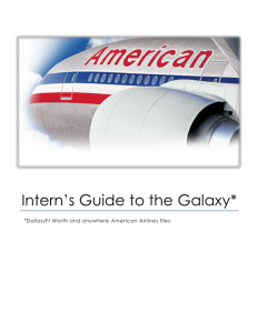 Intern's Guide to the Galaxy