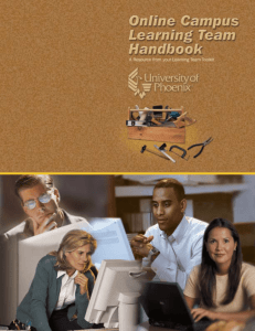 Online Campus Learning Team Handbook