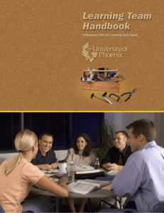 Learning Team Handbook