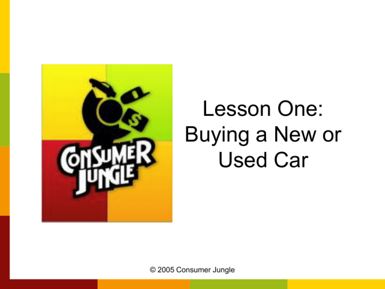 Buying A New Or Used Car