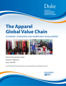 The Apparel Global Value Chain