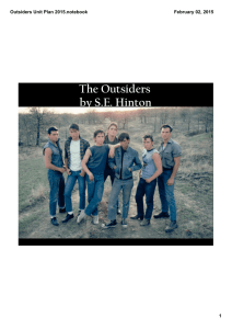 Outsiders Unit Plan 2015.notebook