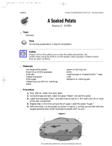 A Soaked Potato