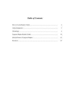 Table of Contents - Professional & Continuing Education
