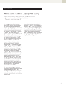 María Elena Martínez-López (1966–2014)