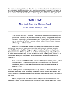 Safe Treyf: New York Jews and Chinese Food