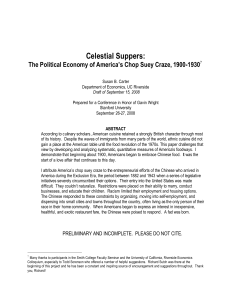 Celestial Suppers - Stanford University