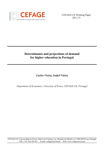 Determinants and projections of demand for higher